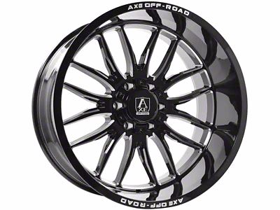 Axe Wheels Hades Gloss Black Milled 6-Lug Wheel; 20x10; -19mm Offset (17-24 Titan)