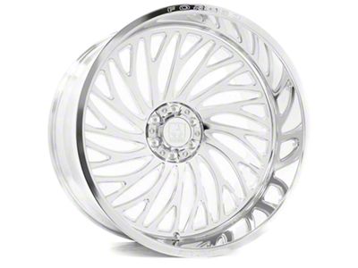 Axe Wheels AF10 Forged Fully Polished 6-Lug Wheel; Left Directional; 22x12; -44mm Offset (22-25 Tundra)