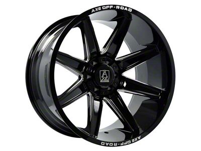 Axe Wheels Atremis Gloss Black Milled 6-Lug Wheel; 20x9.5; 15mm Offset (22-25 Tundra)