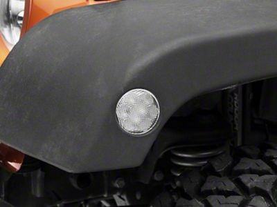 Raxiom Axial Series LED Side Marker Lights; Clear (07-18 Jeep Wrangler JK)