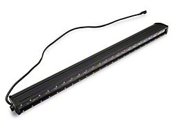 Raxiom Axial Series 30-Inch Single Row LED Light Bar with Hood Mounting Brackets (20-25 Jeep Gladiator JT)