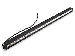Raxiom Axial Series 30-Inch Single Row LED Light Bar with Hood Mounting Brackets (20-26 Jeep Gladiator JT)