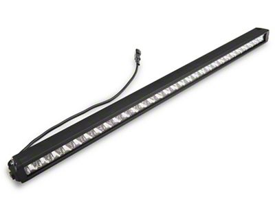 Raxiom Axial Series 30-Inch Single Row LED Light Bar with Hood Mounting Brackets (20-25 Jeep Gladiator JT)