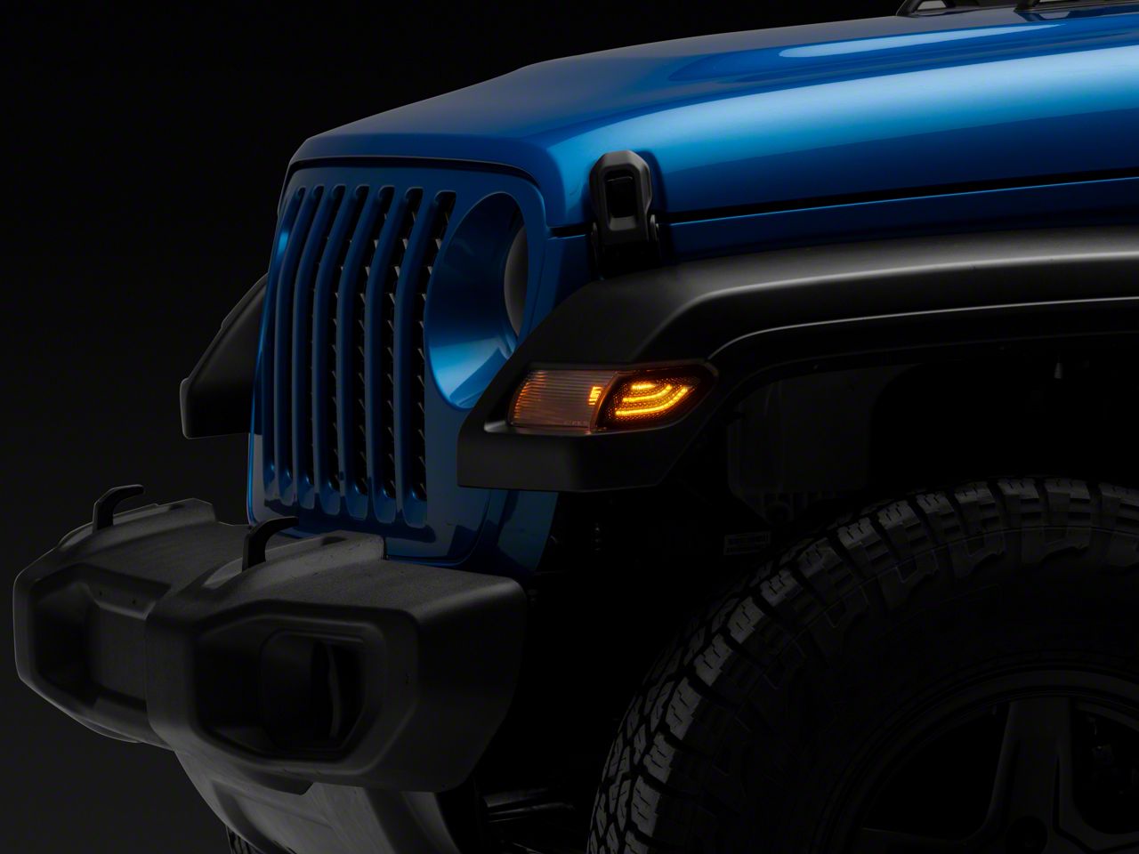 Raxiom Jeep Gladiator Axial Series LED Side Marker Lights; Smoked J170484 (2024 Jeep Gladiator