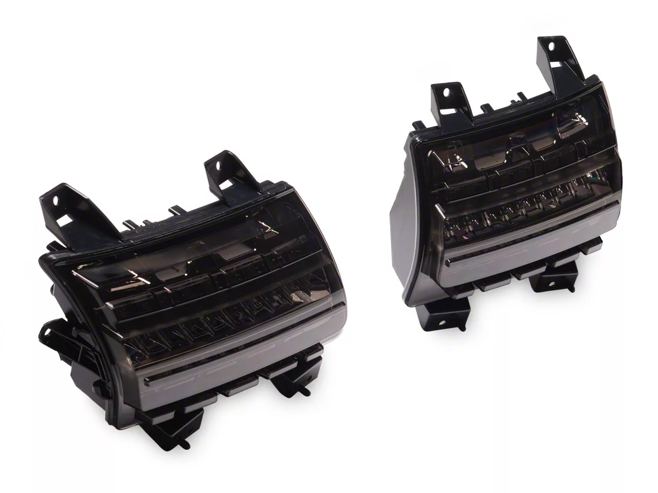 Raxiom Jeep Gladiator Axial Series Sequential Turn Signal LED Side Marker Lights; Smoked J166910