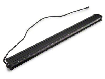 Raxiom Axial Series 30-Inch Single Row LED Light Bar with Hood Mounting Brackets (18-25 Jeep Wrangler JL)