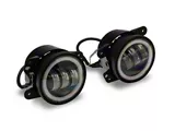 Raxiom Axial Series Halo LED Fog Lights; Amber (07-26 Jeep Wrangler JK & JL)