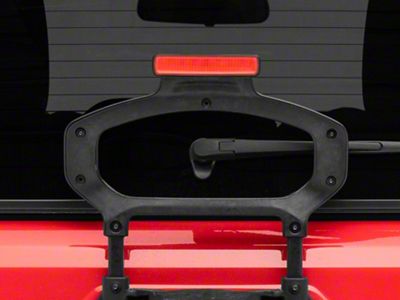 Raxiom Axial Series Hyper Flash LED Third Brake Light; Red (18-25 Jeep Wrangler JL)