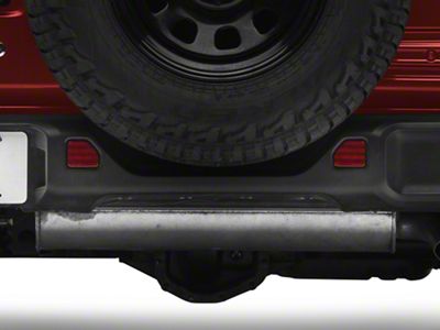 Raxiom Axial Series LED Rear Bumper Reflector Lights; Clear (18-25 Jeep Wrangler JL Moab, Rubicon, Sahara)