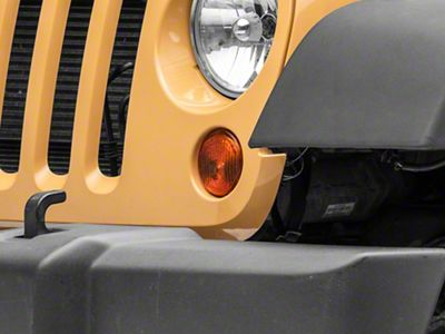 Raxiom Axial Series Replacement Turn Signal Lamps; Amber (07-18 Jeep Wrangler JK)