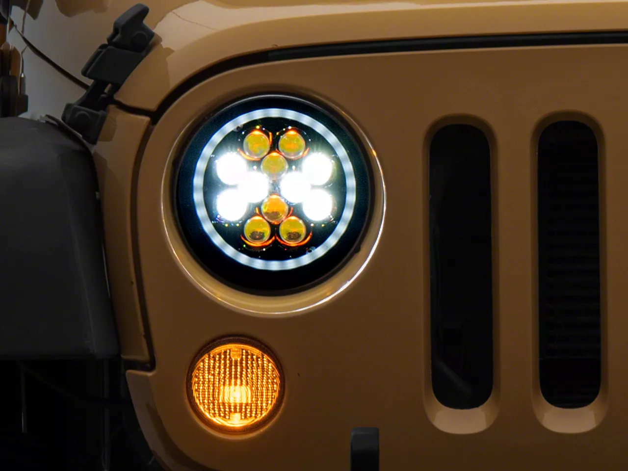 アヌビス2 Raxiom Jeep Wrangler Axial Series Spider LED Headlights with