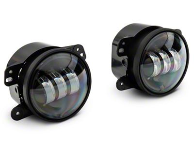 Raxiom Axial Series Tri-Bar LED Fog Lights; Amber (07-25 Jeep Wrangler JK & JL)