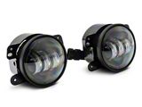 Raxiom Axial Series Tri-Bar LED Fog Lights; White (07-25 Jeep Wrangler JK & JL)