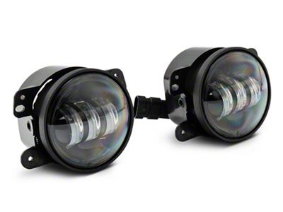 Raxiom Axial Series Tri-Bar LED Fog Lights; White (07-25 Jeep Wrangler JK & JL)