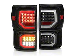 Raxiom Axial Series LED Tail Lights; Black Housing; Clear Lens (07-11 Tundra)