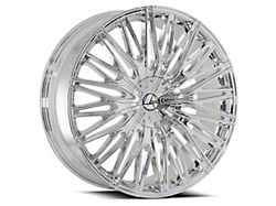 Azara AZA-522 Nano Chrome 6-Lug Wheel; 22x9.5; 25mm Offset (25-26 4Runner)