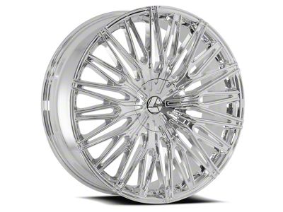 Azara AZA-522 Chrome 6-Lug Wheel; 24x9; 25mm Offset (22-25 Bronco Raptor)