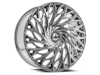 Azara AZA-525 Nano Chrome Wheel; 18x8; 35mm Offset (84-01 Jeep Cherokee XJ)