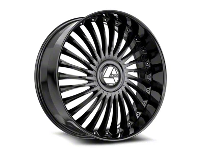 Azara AZX-103 Gloss Black Wheel; 18x8; 35mm Offset (84-01 Jeep Cherokee XJ)