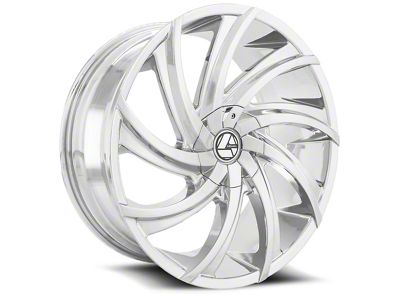Azara AZA-503 Nano Chrome Wheel; 22x8.5; 38mm Offset (87-95 Jeep Wrangler YJ)