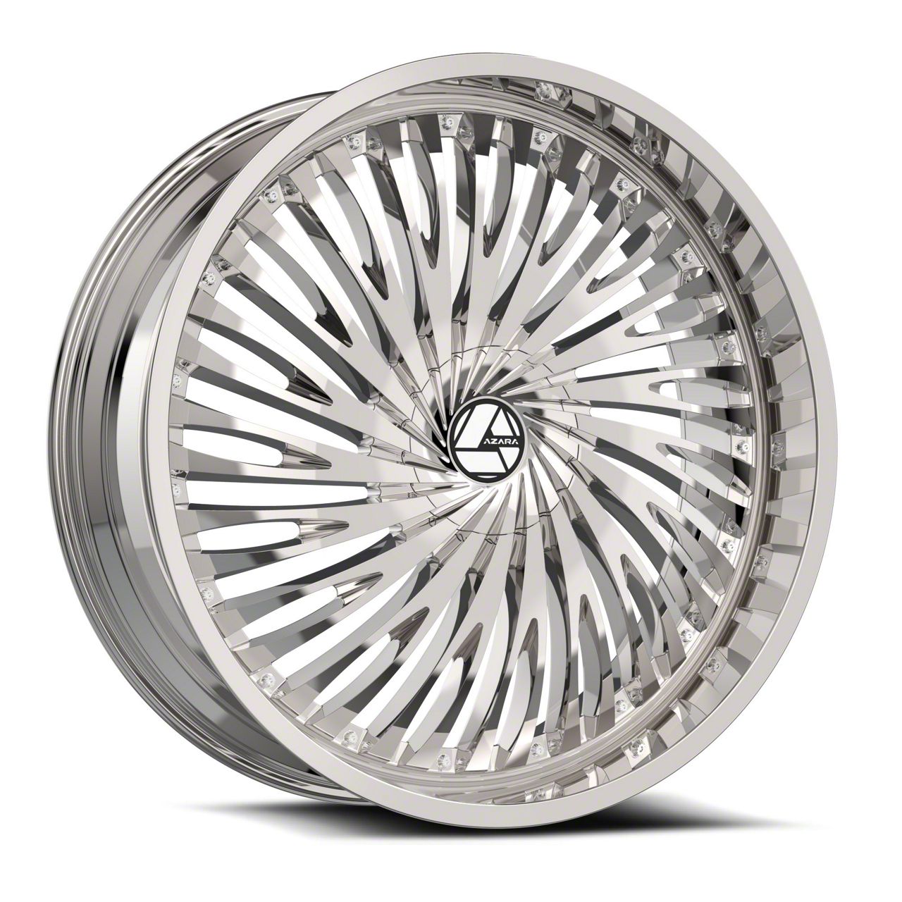 Azara Jeep Wrangler AZA-527 Nano Chrome Wheel; 22x8.5; 38mm