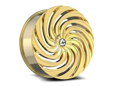 Azara AZA-535 Nano Gold Wheel; 22x8.5; 38mm Offset (97-06 Jeep Wrangler TJ)