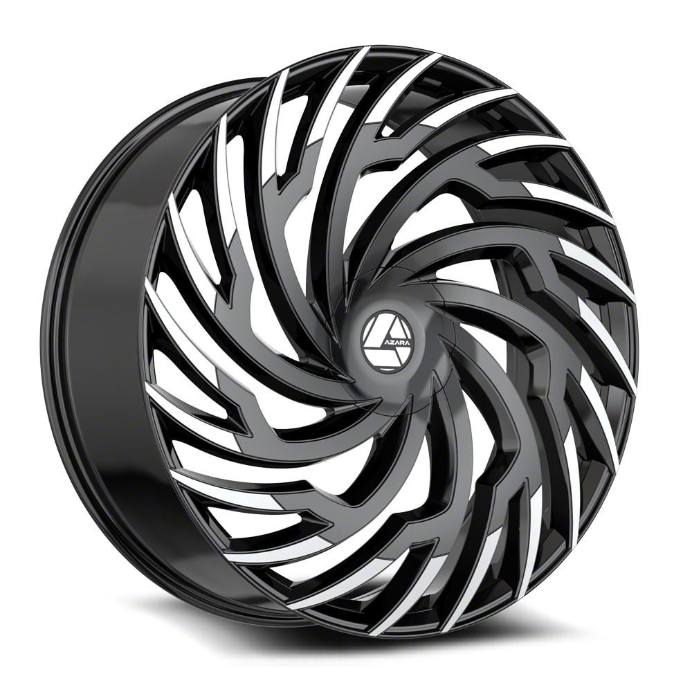 Azara Jeep Wrangler AZA-536 Gloss Black and Machined Wheel