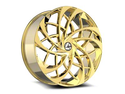 Azara AZA-540 Nano Gold Wheel; 22x8.5; 38mm Offset (97-06 Jeep Wrangler TJ)