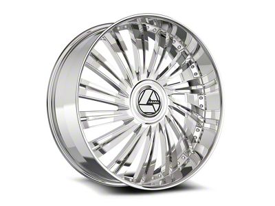 Azara AZX-102 Nano Chrome Wheel; 18x8; 35mm Offset (87-95 Jeep Wrangler YJ)