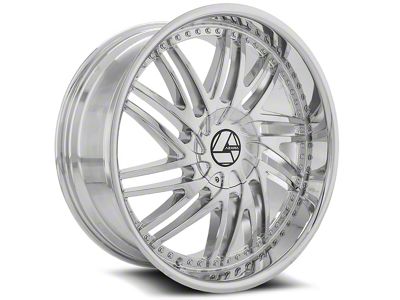 Azara AZA-509 Chrome 5-Lug Wheel; 22x8.5; 38mm Offset (05-15 Tacoma)
