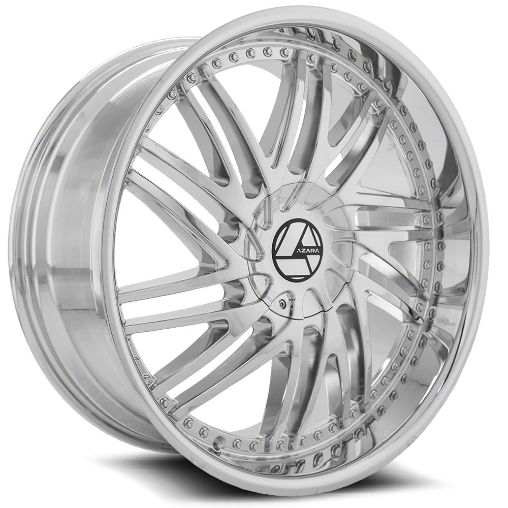 Azara Tacoma AZA-509 Nano Chrome 5-Lug Wheel; 20x8.5; 35mm Offset
