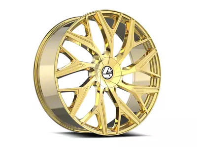 Azara AZA-527 Nano Gold 5-Lug Wheel; 22x8.5; 38mm Offset (05-15 Tacoma)