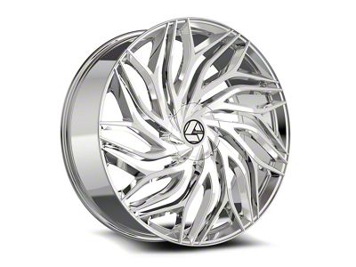 Azara AZA-537 Nano Chrome 6-Lug Wheel; 22x9.5; 22mm Offset (24-26 Tacoma)