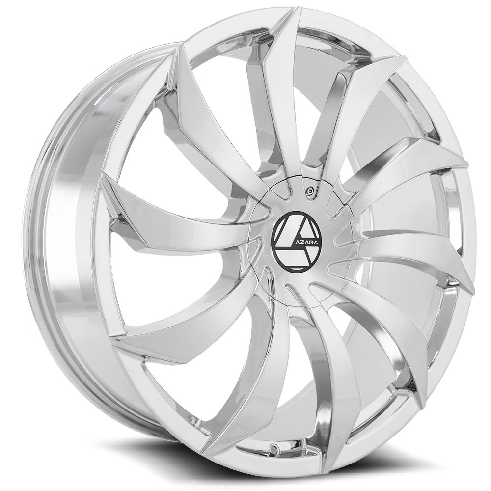 Azara Titan AZA-507 Chrome 6-Lug Wheel; 32x10; 25mm Offset AZA