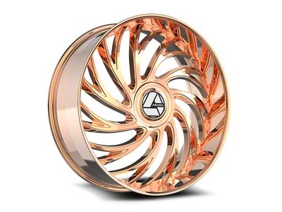 Azara AZX-101 Nano Rose Gold 6-Lug Wheel; 24x9; 22mm Offset (17-24 Titan)