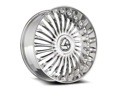 Azara AZX-103 Chrome 6-Lug Wheel; 28x9.5; 22mm Offset (16-24 Titan XD)