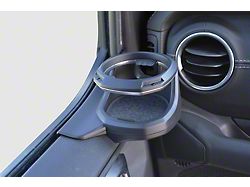 Azuto Door Mounted Cup Holder; Driver Side (18-25 Jeep Wrangler JL)