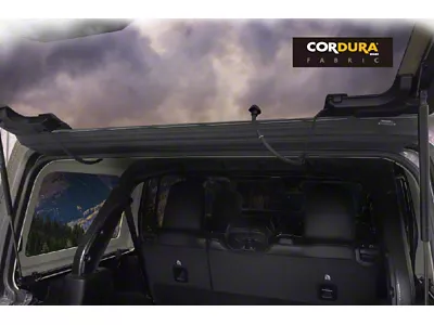Azuto Rear Window Rain Deflector (11-25 Jeep Wrangler JK & JL w/ Hard Top)