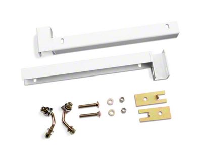 BackRack 21-Inch Wide Toolbox Installation Hardware Kit; White (05-23 Tacoma)