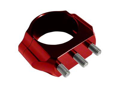 Bad Ass Mounts 2-Inch Roll Bar Clamp; Red (Universal; Some Adaptation May Be Required)