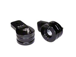 Bad Ass Mounts 360-Degree Swivel Light Mounts; Blackout (Universal; Some Adaptation May Be Required)