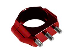 Bad Ass Mounts 2-Inch Roll Bar Clamp; Red (Universal; Some Adaptation May Be Required)
