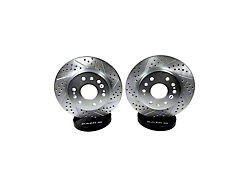 Baer Claw Performance Drilled and Slotted 6-Lug Rotors; Front Pair (95-02 4Runner w/ 12.56-Inch Rotors)