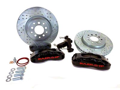 Baer Pro Front Big Brake Kit with 13.50-Inch Rotors; Black Calipers (20-25 Jeep Gladiator JT)