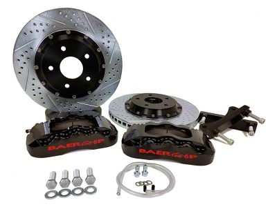Baer Pro+ Front Big Brake Kit with 14-Inch Rotors; Black Calipers (20-25 Jeep Gladiator JT)