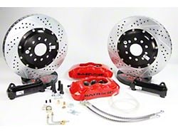 Baer Pro+ Rear Big Brake Kit with 14-Inch Rotors; Monster Green Calipers (20-25 Jeep Gladiator JT)