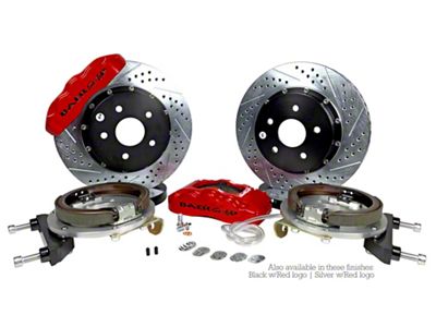 Baer Pro+ Rear Big Brake Kit with 14-Inch Rotors; Red Calipers (20-25 Jeep Gladiator JT)