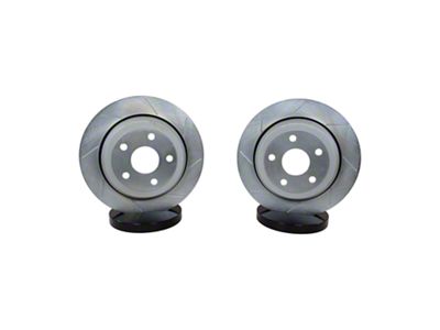 Baer Claw Performance Slotted Rotors; Rear Pair (18-26 Jeep Wrangler JL w/ 328mm Solid Rear Rotors)