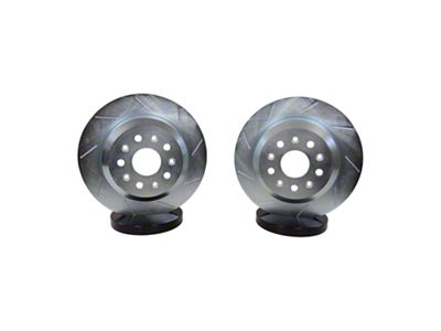 Baer Claw Performance Slotted Rotors; Rear Pair (18-26 Jeep Wrangler JL w/ 342mm Solid Rear Rotors)