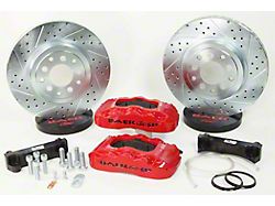 Baer Pro Front Big Brake Kit with 13.50-Inch Rotors; Grabber Blue Calipers (07-18 Jeep Wrangler JK)